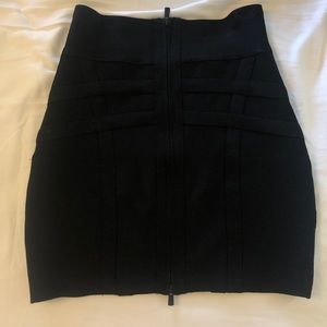 Herve Leger Black Skirt Small